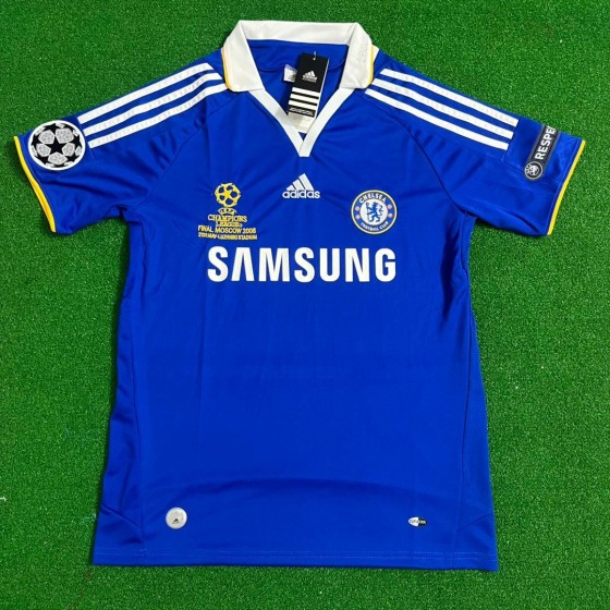 Didier Drogba 11 Chelsea 2008 Champhions League Final Jersey Trikot